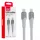 AMiO kábel USB-C – típus-C 60W 200cm FullLINK modell X111 (04292)