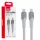 AMiO kábel USB-C – típus-C 60W 300cm FullLINK modell X111 (04293)