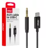 AMiO kábel USB-C – típus AUX Mini emelő 3.5mm 1m (04294)