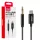 AMiO kábel USB-C – típus AUX Mini emelő 3.5mm 1m (04294)