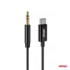 AMiO kábel USB-C – típus AUX Mini emelő 3.5mm 1m (04294)