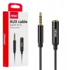 AMiO hosszabbítókábel AUX Mini emelő 3.5mm dugó – 3.5mm aljzat 2m (04296)