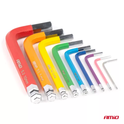 AMiO imbuszkulcsok S2 9 db (04298)