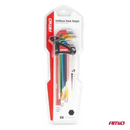 AMiO imbuszkulcsok S2 9 db (04299)
