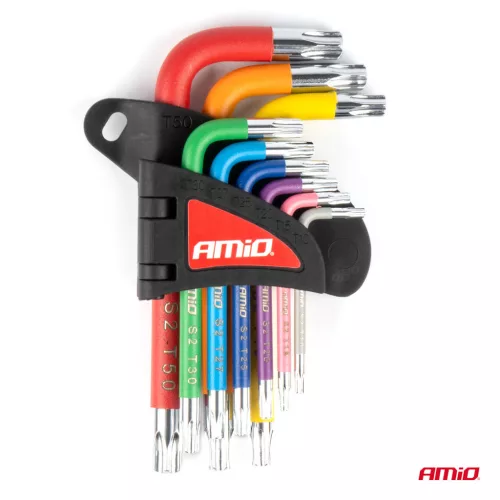 AMiO Torx-kulcsok S2 9 db (04300)