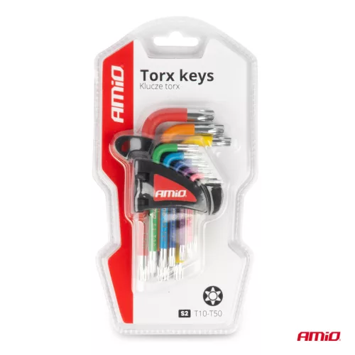 AMiO Torx-kulcsok S2 9 db (04300)
