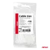 AMiO kábelkötegelő fehér 2.5×100mm 100 db (04305)