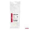 AMiO fehér kábelkötegelő 2.5×150mm 100 db (04306)