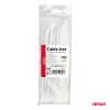 AMiO kábelkötegelő fehér 2.5×200mm 100 db (04307)