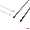 AMiO rozsdamentes acél kábelkötegelő 4.6x400mm 100 db (04325)