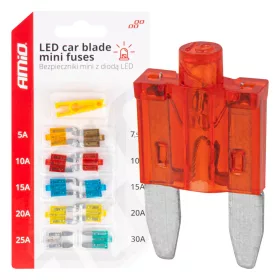 AMiO LED STANDARD autós késes biztosítékok (04340)