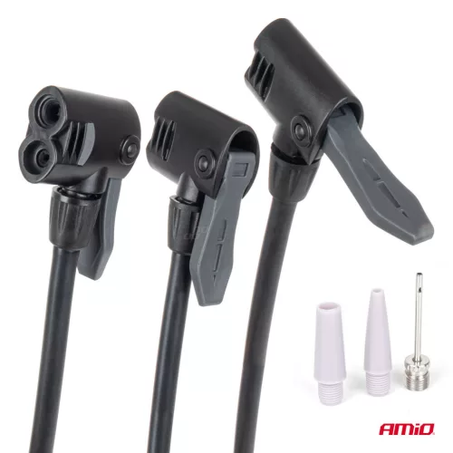 AMiO fém kézi pumpa nyomásmérővel MINI PU08 (04343)