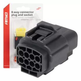   AMiO csatlakozódugó- és aljzatkészlet 8 PIN 2.2mm (04350)