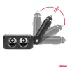 AMiO dupla szivargyújtó-elosztó töltő 2x USB-A 1x USB C 12/24V 100W 180° (04357)