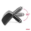 AMiO tripla szivargyújtó-elosztó 12/24V 120W 90° (04358)
