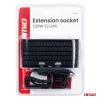 AMiO négyes szivargyújtó-elosztó töltő 2x USB-A 1x USB C 12/24V 120W 80cm (04367)