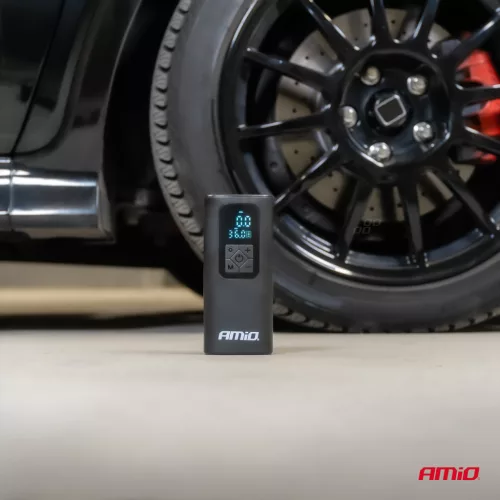 AMiO hordozható légkompresszor LED USB-C 40W (04377)