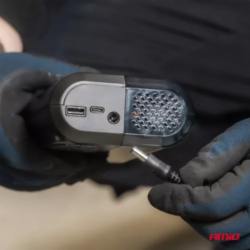 AMiO hordozható légkompresszor LED USB-C 40W (04378)