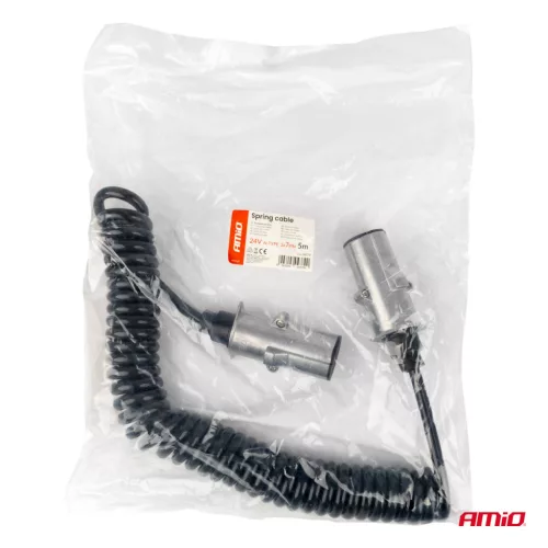 AMiO spirálkábel TIR 2x 7 PIN típus N 5m 24V (04379)