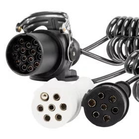   AMiO spirálkábel TIR 2x 7 PIN 15 PIN típus N/S 5m 24V (04381)