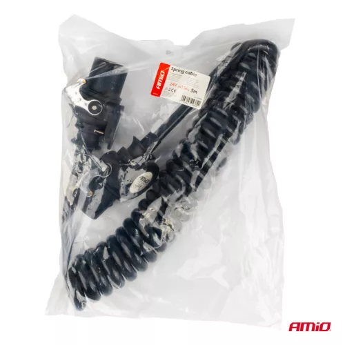 AMiO spirálkábel TIR 2x 15 PIN 5m 24V (04382)