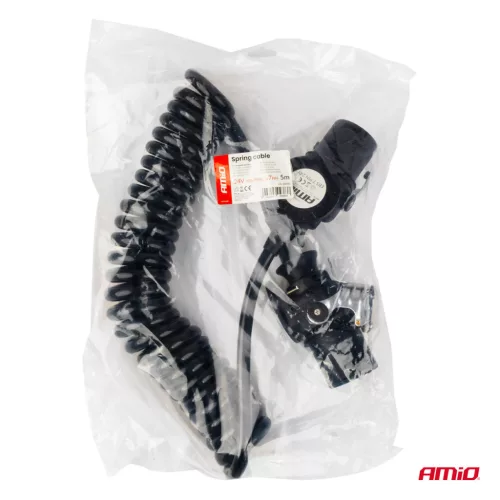 AMiO spirálkábel TIR 2x 7 PIN típus EBS 5m 24V (04383)