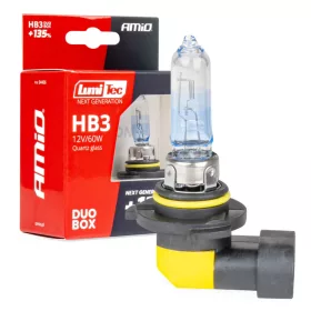   AMiO halogénizzók HB3 12V 60W LumiTec NEXT GENERATION +135% DUO (04406)