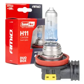   AMiO halogénizzók H11 12V 55W LumiTec NEXT GENERATION +135% DUO (04408)