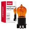 AMiO halogénizzó PWY24W WP3.3x14.5-4 borostyánsárga 12V 24W (04410)