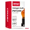 AMiO halogénizzó PWY24W WP3.3x14.5-4 borostyánsárga 12V 24W (04410)