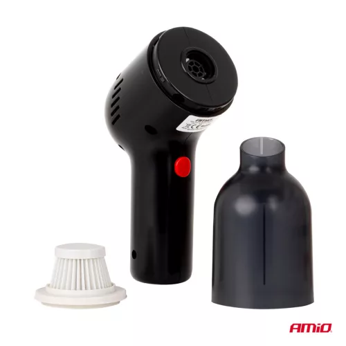 AMiO akkumulátoros autóporszívó 70W 11kPa USB-C VC-08 HEPA (04416)