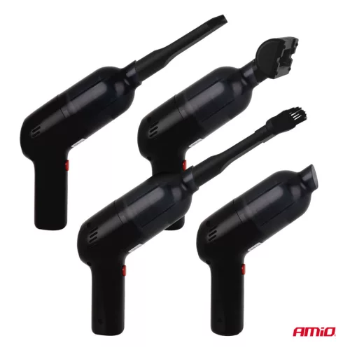 AMiO akkumulátoros autóporszívó 70W 11kPa USB-C VC-08 HEPA (04416)