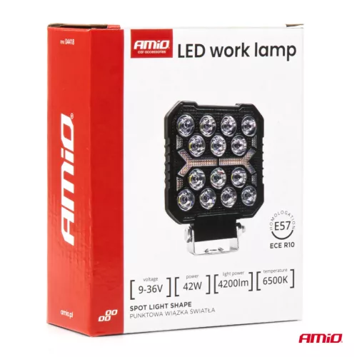 AMiO munkalámpa AWL74 42W 6500K 4200lm 9-36V (04418)