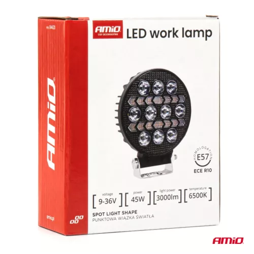 AMiO munkalámpa AWL76 45W 6500K 3000lm 9-36V (04420)