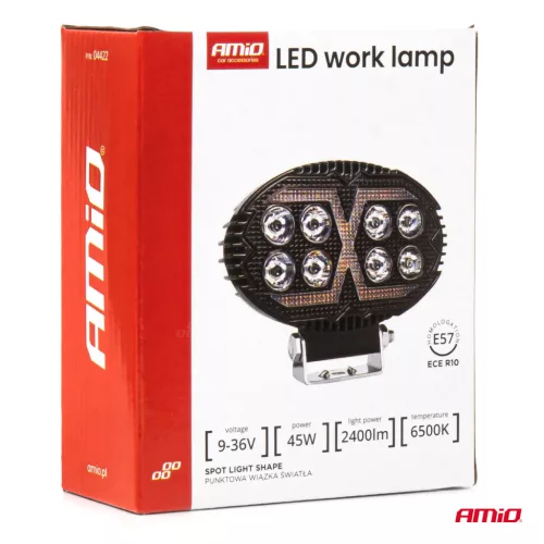 AMiO munkalámpa AWL78 45W 6500K 2400lm 9-36V (04422)