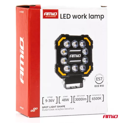 AMiO munkalámpa AWL81 48W 3000LM 12V 24V (04425)