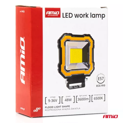 AMiO munkalámpa AWL82 48W 3600LM 12V 24V (04426)