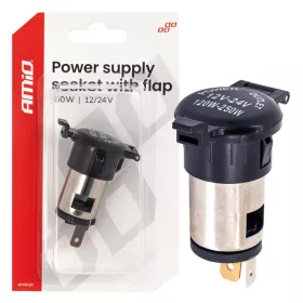 AMiO fedeles tápcsatlakozó-aljzat 250W 12V 24V (04434)