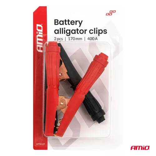 AMiO akkumulátorcsipeszek 170 mm 400 a 2 db (04435)