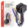AMiO integrált aljzat ISO aljzat ISO CCA 13PIN 5A 12V (04441)
