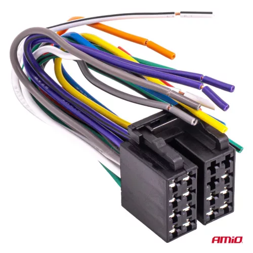 AMiO integrált aljzat ISO aljzat ISO CCA 13PIN 5A 12V (04441)