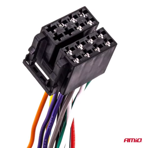 AMiO integrált aljzat ISO aljzat ISO CCA 13PIN 5A 12V (04441)