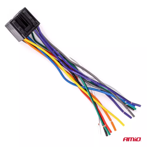 AMiO integrált aljzat ISO aljzat ISO CCA 13PIN 5A 12V (04441)