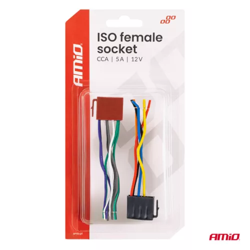 AMiO ISO aljzat aljzat CCA 5A 12V (04444)