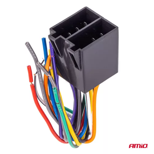 AMiO ISO dugó aljzat ISO CCA 13PIN 5A 12V (04445)