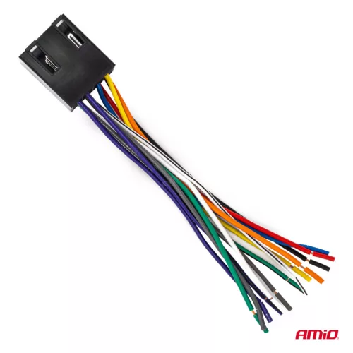 AMiO ISO dugó aljzat ISO CCA 13PIN 5A 12V (04445)