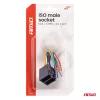 AMiO ISO dugó aljzat ISO CCA 13PIN 5A 12V (04445)