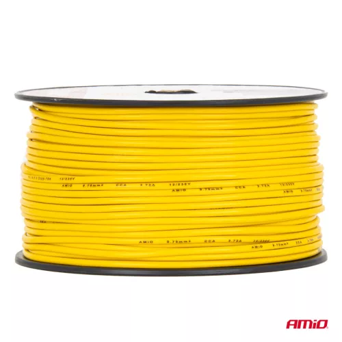 AMiO CCA hangszórókábel CCA 1x0.75mm2 100m 3.75A 12/230V (04447)