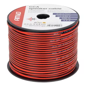 AMiO CCA hangszórókábel 2x0.5mm2 100m 2.5A (04456)