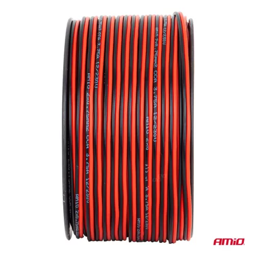 AMiO CCA hangszórókábel 2x0.75mm2 100m 3.75A (04457)